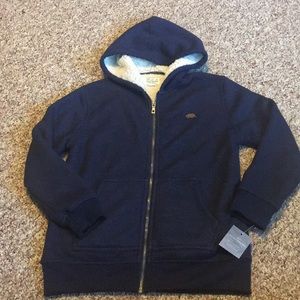 New Lucky Brand Navy Boys Jacket Small  Soft liner
